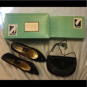 J. Renee matching Beaded Heels and Purse
